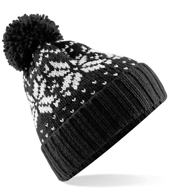 Beechfield Fair Isle Snowstar&#174; Beanie