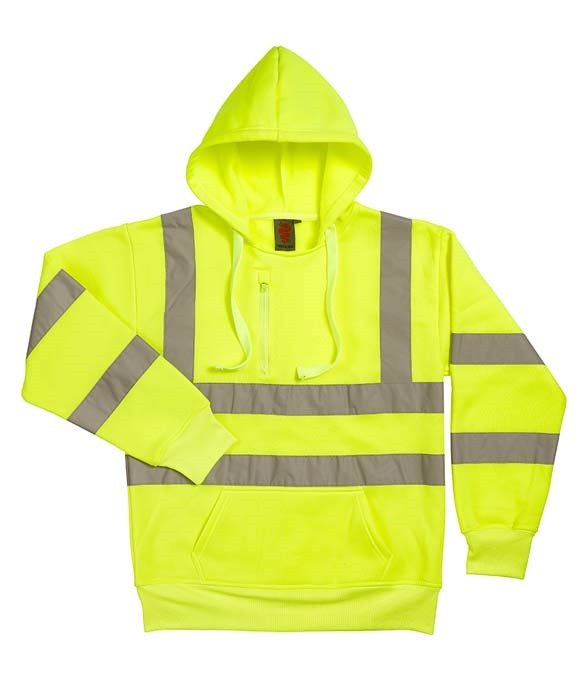 Warrior Hi- Vis Pull On Hoodie